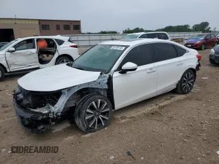 2022 Honda Civic EX with VIN JHMFE1F7XNX001708, listed as a Copart auction lot 55738145 with 41,605 mi miles and Salvage title. Bid and sale history available at DreamBid. Image 1.