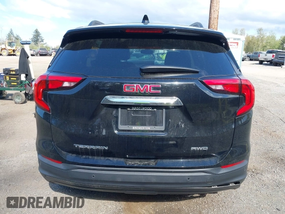 2021 GMC Terrain SLE with VIN 3GKALTEV5ML385795, listed as a IAAI auction lot 42142828 with 40,752 mi miles and . Bid and sale history available at carsss.com. Image 16.