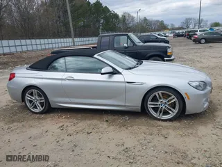 2013 BMW 6 Series 640i with VIN WBALW7C52DDX58705, listed as a IAAI auction lot 41848280 with 91,243 mi miles. Bid and sale history available at carsss.com. Image 13.