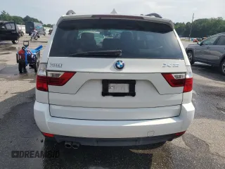 2007 BMW X3 3.0si with VIN WBXPC93477WF24672, listed as a Copart auction lot 60688365 with 140,919 mi miles and Salvage title. Bid and sale history available at DreamBid. Image 6.