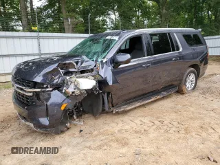 2023 Chevrolet Suburban LS z VIN 1GNSKBKD0PR293703, wystawiony jako Copart lot #61684955 z przebiegiem 39 269 mil mil oraz Szkoda całkowita • Salvage title. Historia ofert i sprzedaży dostępna na DreamBid. Obrazek 1.