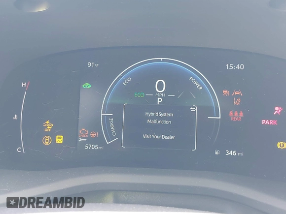 2025 Toyota Camry LE with VIN 4T1DAACK5SU539156, listed as a IAAI auction lot 42054268 with 5,705 mi miles and . Bid and sale history available at DreamBid. Image 7.