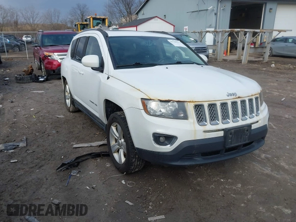2015 Jeep Compass High Altitude Edition with VIN 1C4NJDEB6FD269920, listed as a IAAI auction lot 41709213 with 162,633 mi miles. Bid and sale history available at carsss.com. Image 1.