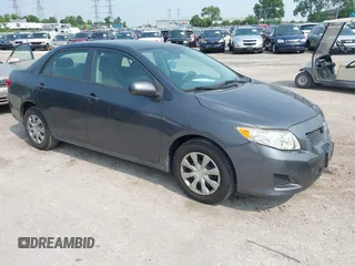 2009 Toyota Corolla with VIN 2T1BU40E69C105094, listed as a IAAI auction lot 42470796 with 280,060 mi miles and . Bid and sale history available at DreamBid. Image 1.