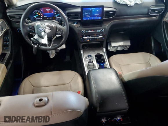 2020 Ford Explorer Limited with VIN 1FM5K8FW1LGB11531, listed as a Copart auction lot 68565304 with 61,483 mi miles and Salvage Title. Bid and sale history available at carsss.com. Image 8.