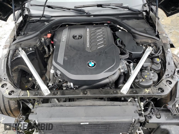2022 BMW Z4 sDriveM40i with VIN WBAHF9C02NWX50356, listed as a Copart auction lot 72650894 with 45,046 mi miles and Salvage title. Bid and sale history available at DreamBid. Image 11.