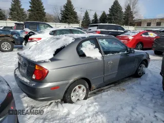 2005 Hyundai Accent GLS with VIN KMHCG35CX5U323836, listed as a Copart auction lot 45794965 with 0 mi miles and Clean Title. Bid and sale history available at carsss.com. Image 3.