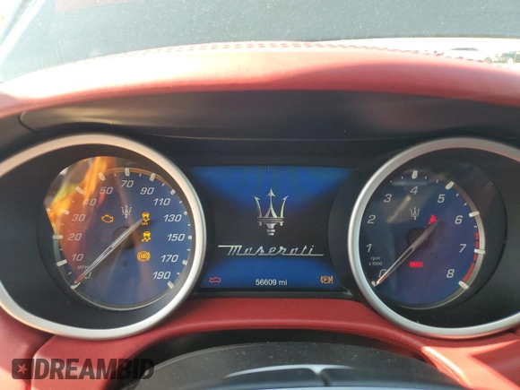 2019 Maserati Ghibli S Q4 z VIN ZAM57YTA8K1328392, wystawiony jako Copart lot #50711685 z przebiegiem 56 609 mil mil oraz Szkoda całkowita • Salvage title. Historia ofert i sprzedaży dostępna na DreamBid. Obrazek 9.