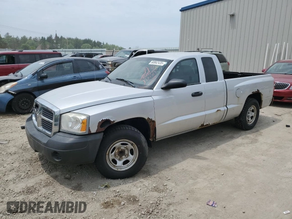 2006 Dodge Dakota ST z VIN 1D7HE22K56S580539, wystawiony jako Copart lot #60862435 z przebiegiem 159 804 mil mil oraz Czysty tytuł • Clean title. Historia ofert i sprzedaży dostępna na DreamBid. Obrazek 1.