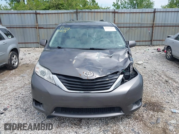 2013 Toyota Sienna LE AAS with VIN 5TDKK3DC0DS301315, listed as a IAAI auction lot 42215454 with 328,507 mi miles and . Bid and sale history available at DreamBid. Image 13.