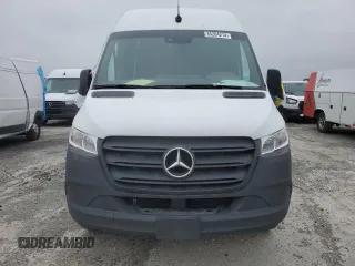 2023 Mercedes-Benz Sprinter Cargo with VIN W1Y4NCHYXPT145632, listed as a Copart auction lot 85204214 with 21,838 mi miles and Salvage Title. Bid and sale history available at carsss.com. Image 5.
