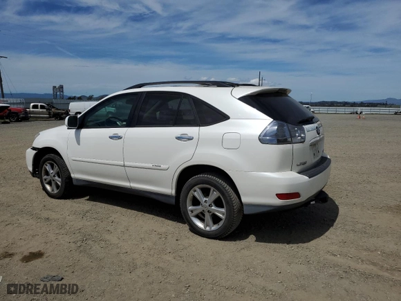 2008 Lexus RX 400h with VIN JTJHW31U782050265, listed as a Copart auction lot 52215785 with 178,583 mi miles and Salvage Title. Bid and sale history available at carsss.com. Image 2.