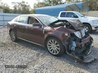 2012 Lincoln MKS with VIN 1LNHL9ERXCG801273, listed as a Copart auction lot 82476574 with 203,370 mi miles and Salvage Title. Bid and sale history available at DreamBid. Image 4.