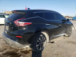 2017 Nissan Murano SV with VIN 5N1AZ2MGXHN184371, listed as a Copart auction lot 86064544 with 153,086 mi miles and Salvage Title. Bid and sale history available at carsss.com. Image 3.