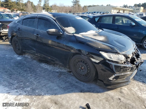2020 Honda Civic Sedan LX with VIN 2HGFC2F6XLH540823, listed as a Copart auction lot 88917285 with 36,945 mi miles and Salvage Title. Bid and sale history available at carsss.com. Image 4.