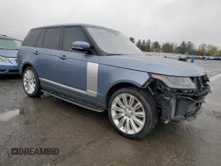 2018 Land Rover Range Rover HSE z VIN SALGS2SVXJA508865, wystawiony jako Copart lot #51896025 z przebiegiem 59 674 mil mil oraz Szkoda całkowita • Salvage title. Historia ofert i sprzedaży dostępna na DreamBid. Obrazek 4.