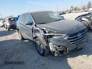2017 Hyundai Tucson SE with VIN KM8J23A43HU576571, listed as a IAAI auction lot 41803628 with 89,975 mi miles. Bid and sale history available at carsss.com. Image 1.