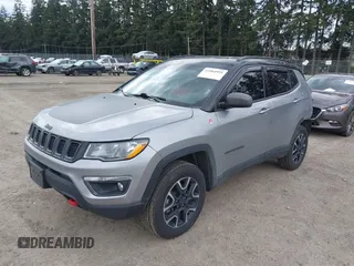 2020 Jeep Compass Trailhawk with VIN 3C4NJDDB1LT184538, listed as a IAAI auction lot 41884991 with 131,166 mi miles and . Bid and sale history available at carsss.com. Image 18.