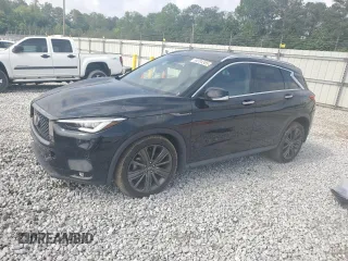 2020 Infiniti QX50 Luxe z VIN 3PCAJ5M17LF115024, wystawiony jako Copart lot #54704385 z przebiegiem 68 853 mil mil oraz Szkoda całkowita • Salvage title. Historia ofert i sprzedaży dostępna na DreamBid. Obrazek 1.