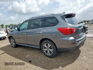 2019 Nissan Pathfinder SV with VIN 5N1DR2MN4KC619822, listed as a Copart auction lot 61045755 with 76,405 mi miles and Salvage title. Bid and sale history available at DreamBid. Image 2.