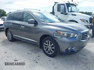 2015 Infiniti QX60 with VIN 5N1AL0MM5FC522344, listed as a IAAI auction lot 42514338 with 137,029 mi miles and . Bid and sale history available at DreamBid. Image 1.