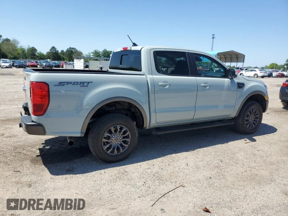 2022 Ford Ranger XL with VIN 1FTER4FH5NLD17035, listed as a Copart auction lot 51872065 with 25,982 mi miles and Salvage title. Bid and sale history available at DreamBid. Image 3.