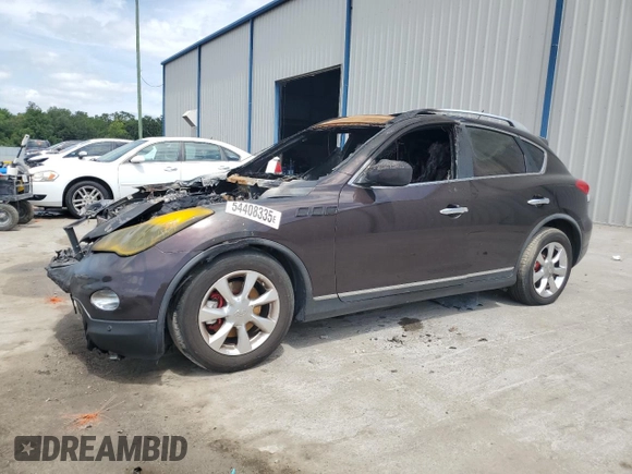 2008 Infiniti EX Journey with VIN JNKAJ09E48M303916, listed as a Copart auction lot 54408335 with Not provided miles and Non repairable. Bid and sale history available at DreamBid. Image 1.