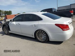 2014 Hyundai Equus Signature with VIN KMHGH4JH2EU090816, listed as a Copart auction lot 54565535 with 168,285 mi miles and Salvage Title. Bid and sale history available at DreamBid. Image 2.