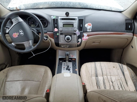 2010 Hyundai Veracruz Limited with VIN KM8NUDCC1AU122833, listed as a Copart auction lot 86812454 with 0 mi miles and Salvage Title. Bid and sale history available at carsss.com. Image 8.