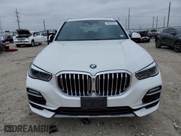 2020 BMW X5 sDrive40i with VIN 5UXCR4C09L9C45466, listed as a Copart auction lot 38564833 with 0 mi miles. Bid and sale history available at carsss.com. Image 5.