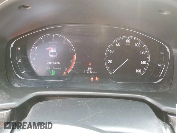 2019 Honda Accord Sport with VIN 1HGCV1F36KA043505, listed as a Copart auction lot 52992535 with 110,742 mi miles and Salvage Title. Bid and sale history available at DreamBid. Image 9.