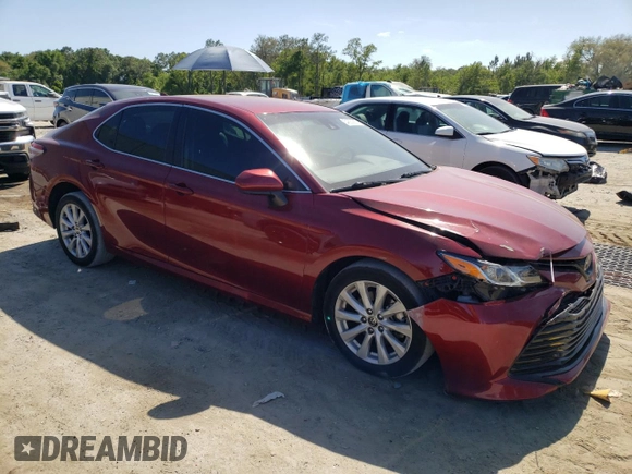 2020 Toyota Camry LE with VIN 4T1C11AK1LU399395, listed as a Copart auction lot 54663885 with 113,684 mi miles and Non Repairable. Bid and sale history available at DreamBid. Image 4.