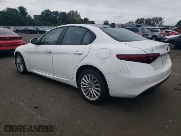 2022 Alfa Romeo Giulia with VIN ZARFANAN8N7657180, listed as a Copart auction lot 71951794 with 59,024 mi miles and Salvage Title. Bid and sale history available at carsss.com. Image 2.