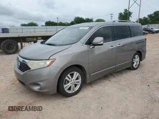 2012 Nissan Quest LE z VIN JN8AE2KP5C9042597, wystawiony jako Copart lot #60692815 z przebiegiem 180 723 mil mil oraz Czysty tytuł • Clean title. Historia ofert i sprzedaży dostępna na DreamBid. Obrazek 1.