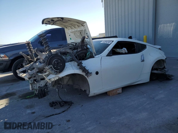 2017 Nissan 370Z z VIN JN1AZ4EH5HM954542, wystawiony jako Copart lot #44384345 z przebiegiem 87 259 mil mil oraz Szkoda całkowita • Salvage title. Historia ofert i sprzedaży dostępna na DreamBid. Obrazek 1.