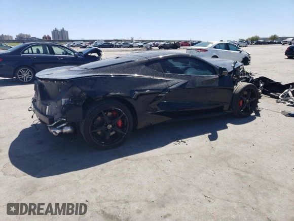 2020 Chevrolet Corvette 2LT with VIN 1G1Y72D4XL5101070, listed as a Copart auction lot 48903885 with 16,226 mi miles and Salvage title. Bid and sale history available at DreamBid. Image 3.