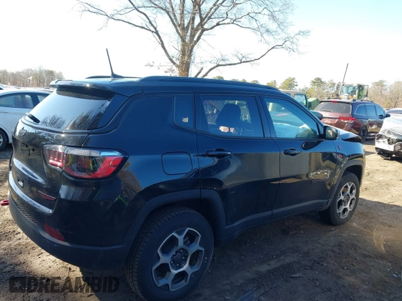 2022 Jeep Compass Trailhawk с VIN 3C4NJDDB2NT195468, выставлен на аукционе IAAI как лот 41591739 с пробегом 40 584 миль миль и . История ставок и продаж доступна на DreamBid. Изображение 13.