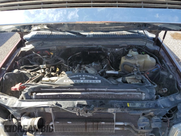 2008 Ford F-250 XL with VIN 1FTSW21R28EC23591, listed as a Copart auction lot 52433965 with 119,669 mi miles and Salvage title. Bid and sale history available at DreamBid. Image 11.