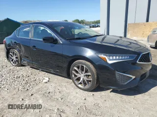 2020 Acura ILX w/Premium Pkg with VIN 19UDE2F78LA000802, listed as a Copart auction lot 49647055 with 22,560 mi miles and Salvage Title. Bid and sale history available at carsss.com. Image 4.