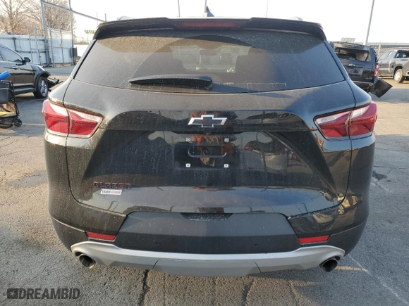 2021 Chevrolet Blazer LT with VIN 3GNKBCRS3MS570928, listed as a Copart auction lot 48941235 with 52,657 mi miles and Salvage Title. Bid and sale history available at carsss.com. Image 6.