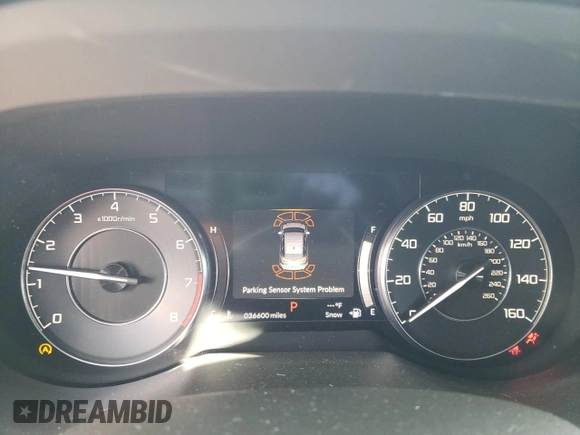 2021 Acura RDX Advance with VIN 5J8TC2H71ML020555, listed as a Copart auction lot 54877845 with 36,600 mi miles and Salvage title. Bid and sale history available at DreamBid. Image 9.