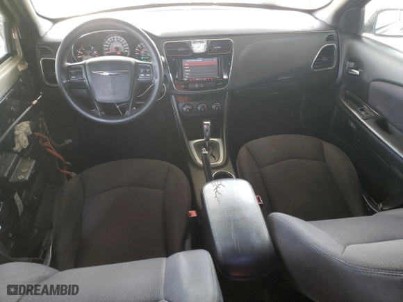 2014 Chrysler 200 LX with VIN 1C3CCBAB4EN140955, listed as a Copart auction lot 50427345 with 161,457 mi miles and Salvage Title. Bid and sale history available at carsss.com. Image 8.