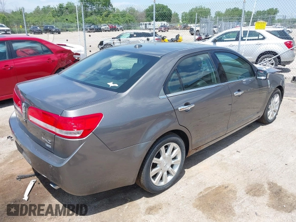 2012 Lincoln MKZ with VIN 3LNHL2JC9CR816557, listed as a IAAI auction lot 42558157 with 203,284 mi miles and . Bid and sale history available at DreamBid. Image 4.