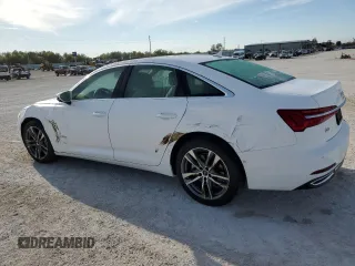 2021 Audi A6 Premium Plus with VIN WAUE8AF24MN031836, listed as a Copart auction lot 48122435 with 9,751 mi miles and Non Repairable. Bid and sale history available at carsss.com. Image 2.