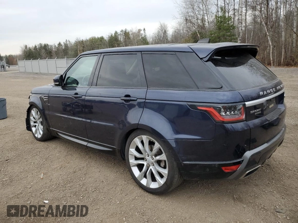 2019 Land Rover Range Rover Sport HSE with VIN SALWR2RKXKA851325, listed as a Copart auction lot 77673504 with 105,935 mi miles and Salvage Title. Bid and sale history available at carsss.com. Image 2.