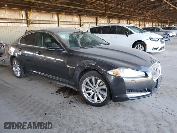 2013 Jaguar XF I4 RWD with VIN SAJWA0ES9DPS78797, listed as a Copart auction lot 42377585 with 129,987 mi miles and Salvage Title. Bid and sale history available at carsss.com. Image 4.