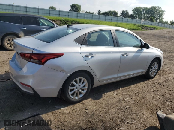2021 Hyundai Accent SE with VIN 3KPC24A67ME133790, listed as a Copart auction lot 60702055 with 73,845 mi miles and Clean title. Bid and sale history available at DreamBid. Image 3.