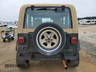 1995 Jeep Wrangler S with VIN 1J4FY19P5SP309461, listed as a Copart auction lot 44160095 with 264,727 mi miles and Salvage Title. Bid and sale history available at carsss.com. Image 6.