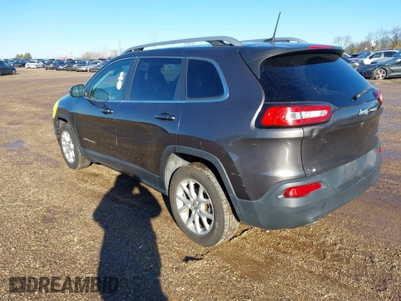 2018 Jeep Cherokee Latitude Plus with VIN 1C4PJLLB4JD503275, listed as a IAAI auction lot 41665557 with 117,839 mi miles. Bid and sale history available at carsss.com. Image 3.