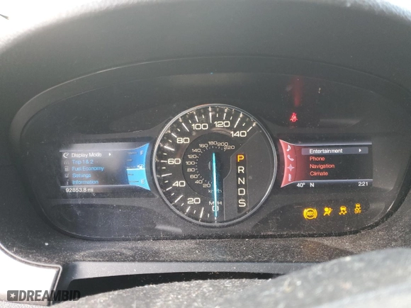 2013 Ford Edge Sport with VIN 2FMDK4AK9DBA90929, listed as a Copart auction lot 44265675 with 92,853 mi miles and Salvage Title. Bid and sale history available at carsss.com. Image 9.